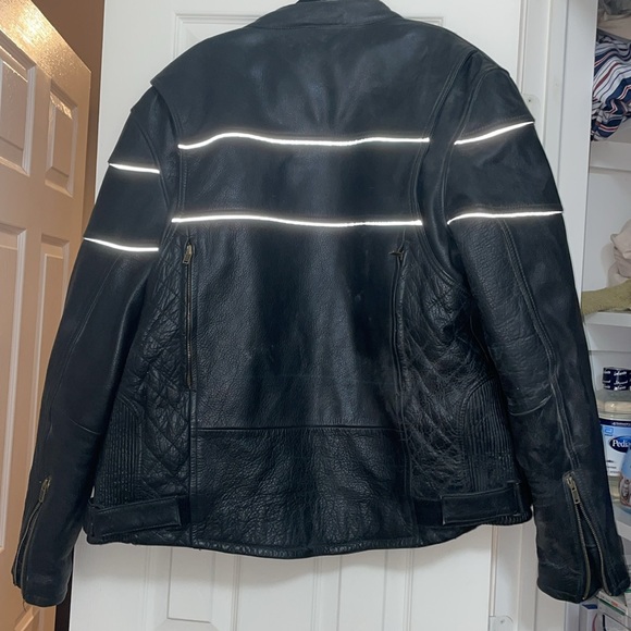 Leather Motorcycle Jacket - Picture 2 of 2